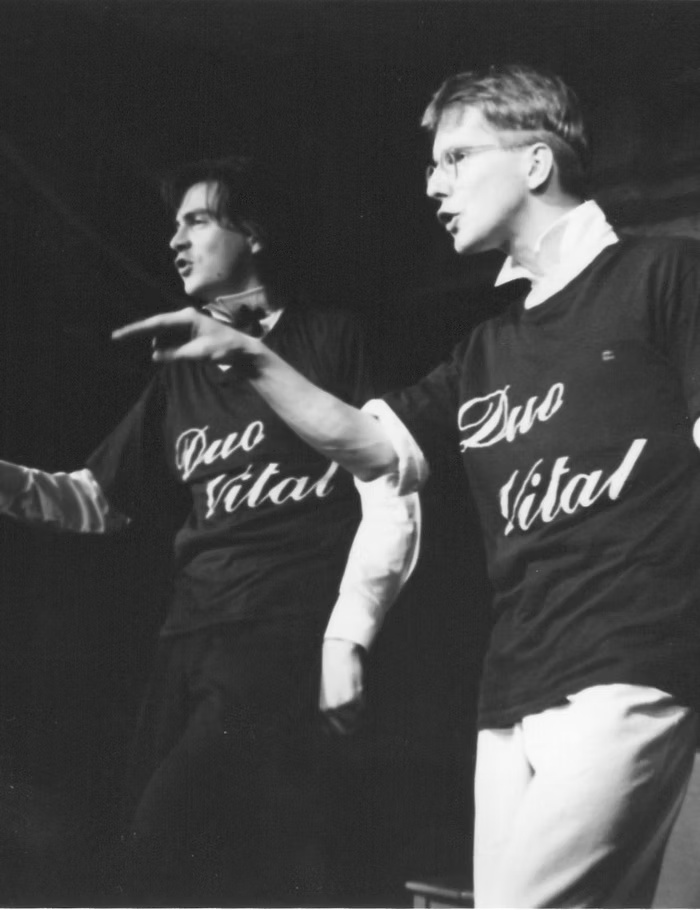 Peter Vollmer und Thomas Reis als Duo-Vital gemeinsam auf der Bühne